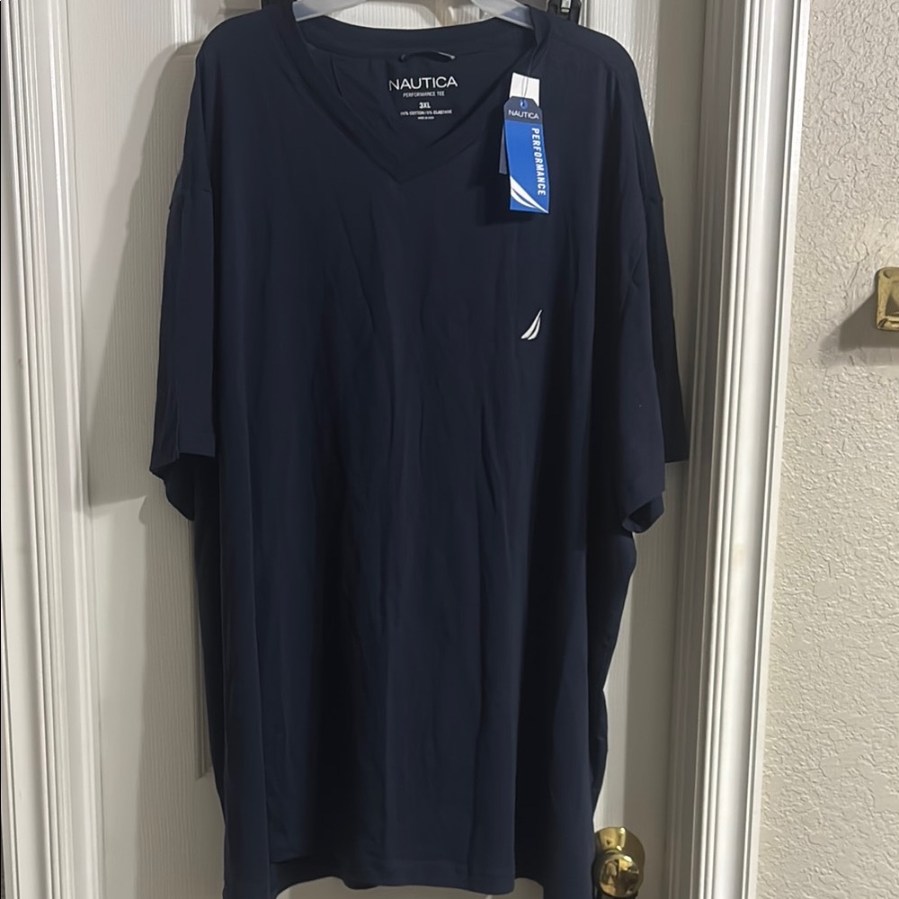 Nautica Blue Short Sleeve Tees
